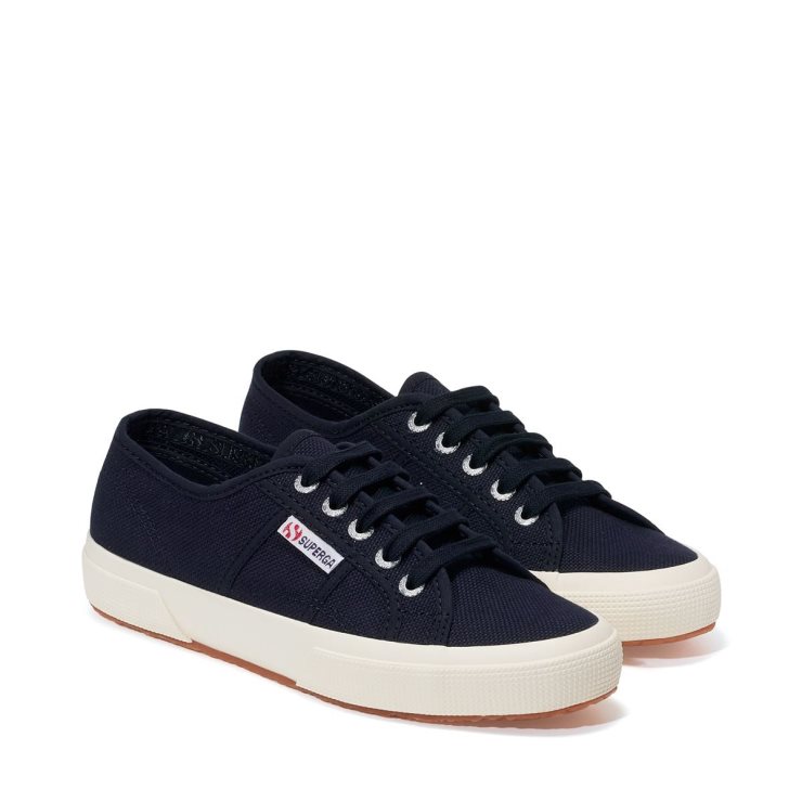 Superga 2750 Cotu Klassische Turnschuhe - Navy Off White