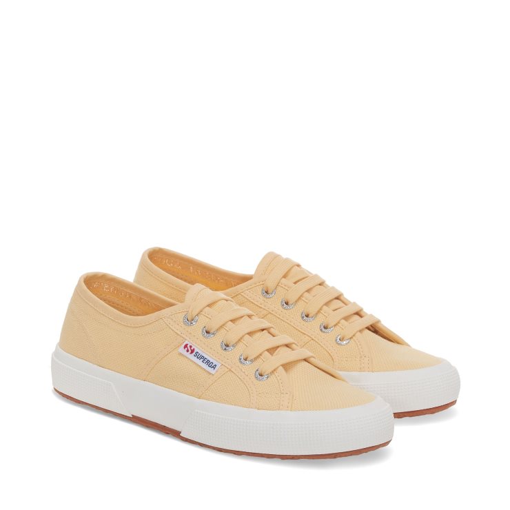 Superga 2750 Cotu Klassische Turnschuhe - Hellgelb
