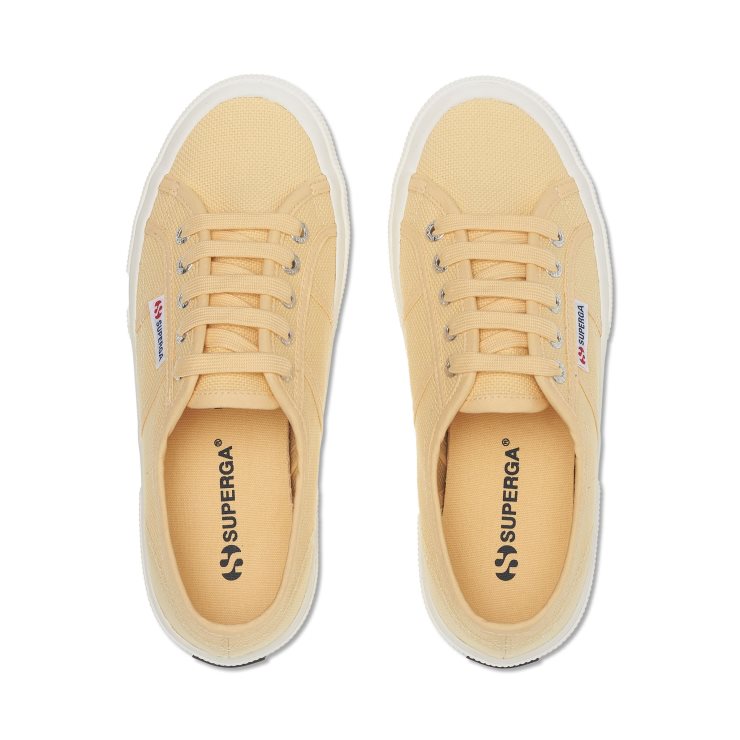 Superga 2750 Cotu Klassische Turnschuhe - Hellgelb