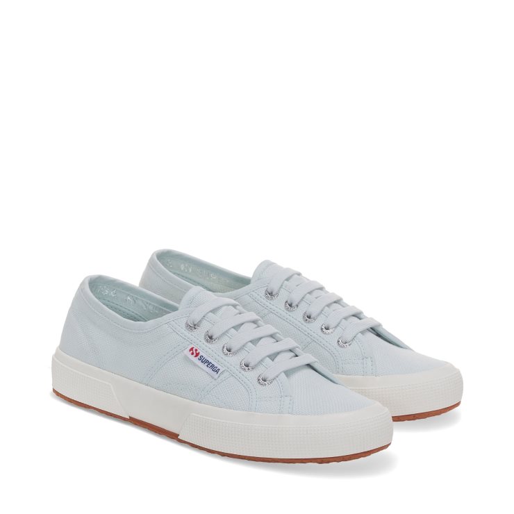 Superga 2750 Cotu Klassische Turnschuhe - Azurblaues Eis