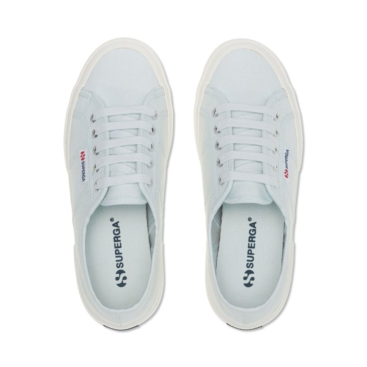 Superga 2750 Cotu Klassische Turnschuhe - Azurblaues Eis