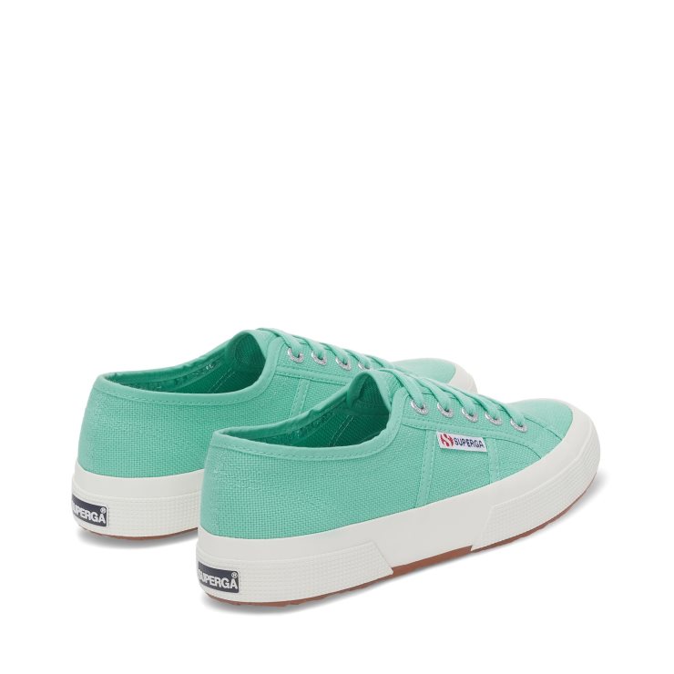 Superga 2750 Cotu Klassische Turnschuhe - Grünes Wasser