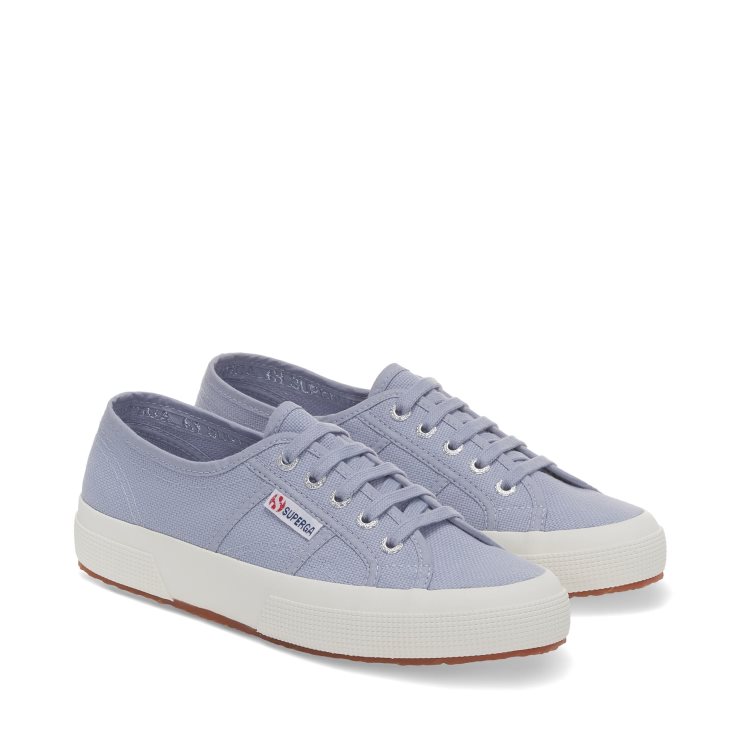 Superga 2750 Cotu Klassische Turnschuhe - Blau Hellgrau