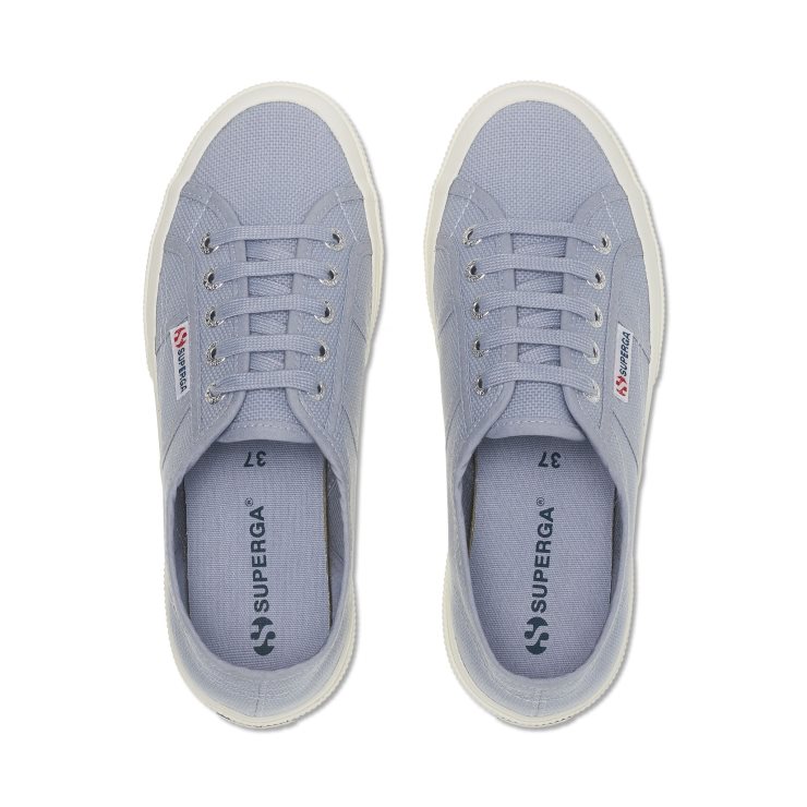 Superga 2750 Cotu Klassische Turnschuhe - Blau Hellgrau