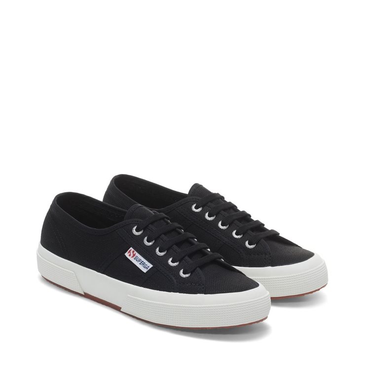 Superga 2750 Cotu Klassische Turnschuhe - Schwarz