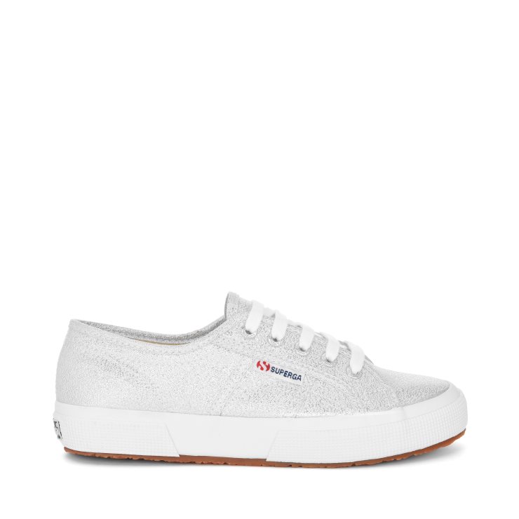 Superga 2750 Lamé Turnschuhe - Silber