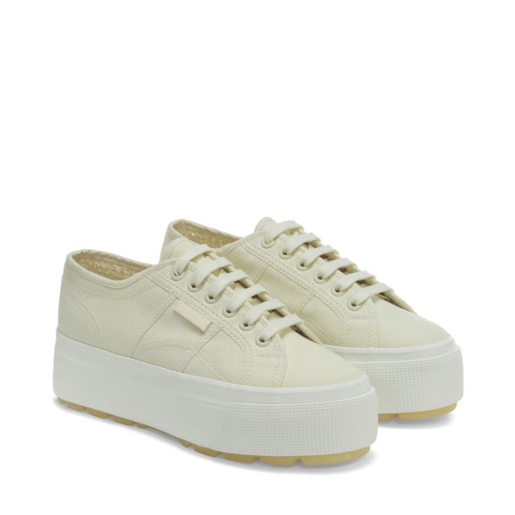 Superga 2790 Tank Turnschuhe - Eierschale