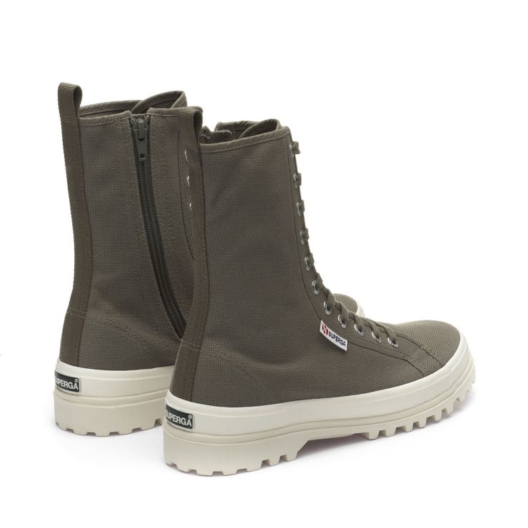 Superga 2641 Alpina Hohe Stiefel - Oliv