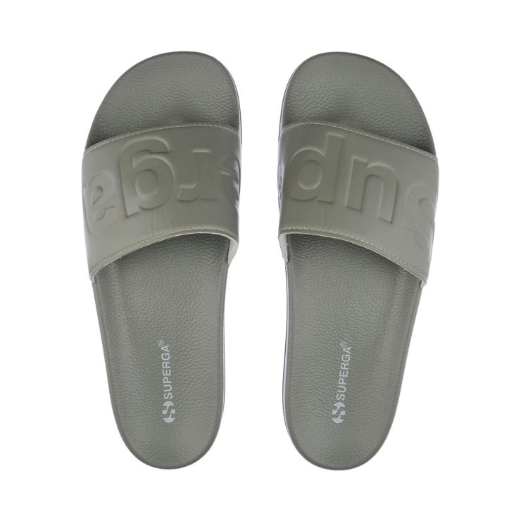 Superga 1908 Polysoft Rutschen - Grüne Safari