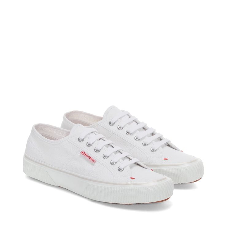 Superga 2490 Kühne Turnschuhe - Weiß Rot