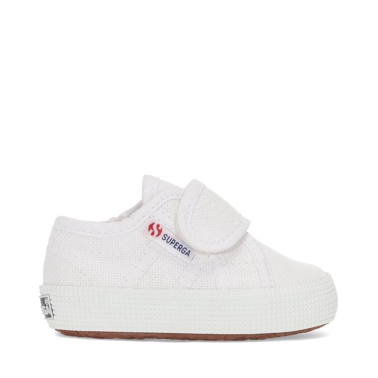 Superga 2750 Baby Easylite Riementurnschuhe - Weiß