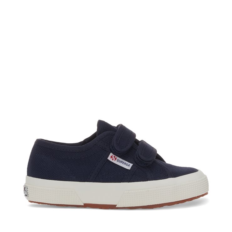 Superga 2750 Klassische Turnschuhe Mit Schulterriemen Für Kinder - Navy Avorio