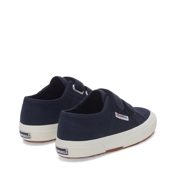Superga 2750 Klassische Turnschuhe Mit Schulterriemen Für Kinder - Navy Avorio