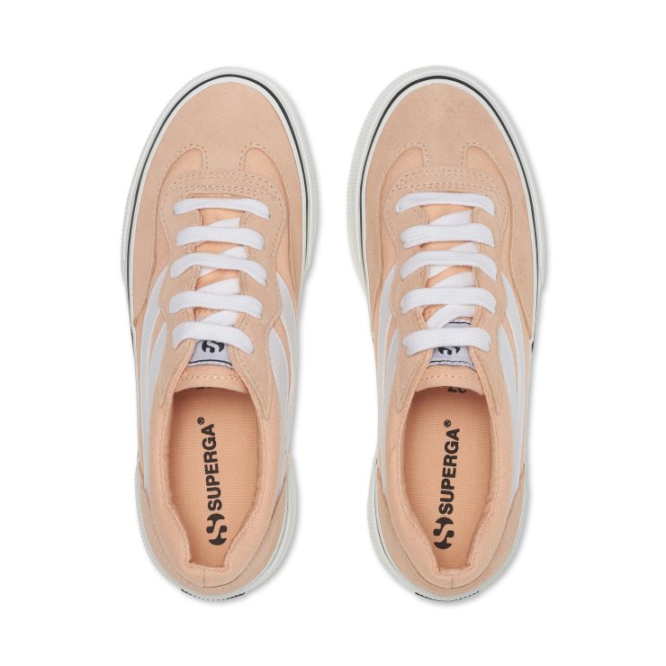 Superga 3041 Revolley Colorblock Platf Pink Peach-white