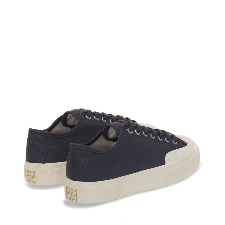 Superga 2432 Arbeitskleidung Anthrazit-Off White