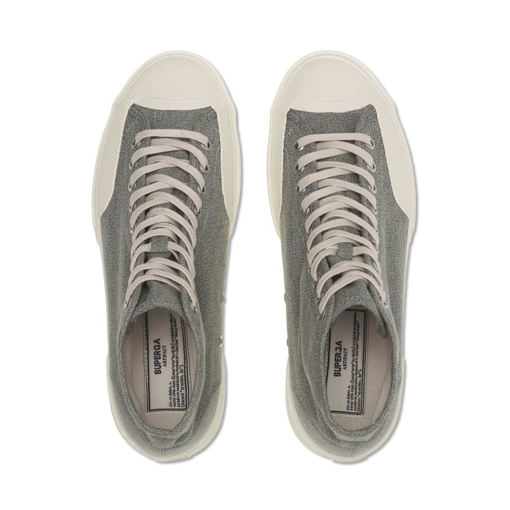 Superga 2433 Salz Pfeffer Lt Grauweiß