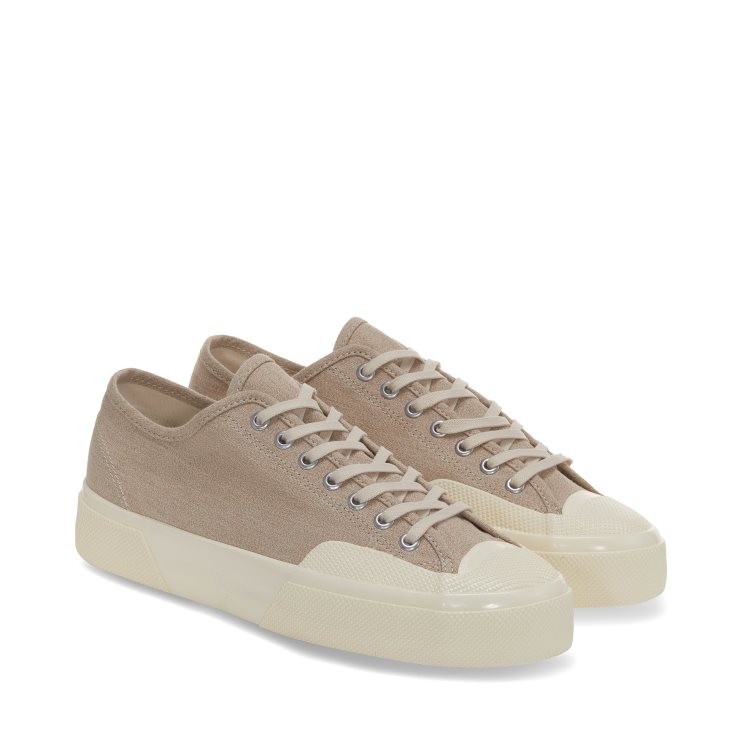 Superga 2432 Salz Pfeffer Lt Gelb-cremeweiß
