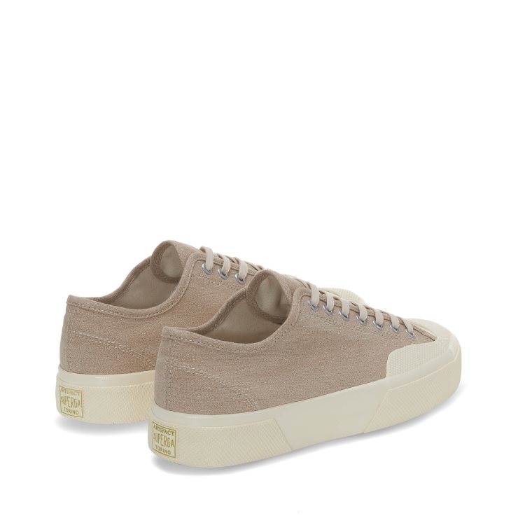 Superga 2432 Salz Pfeffer Lt Gelb-cremeweiß