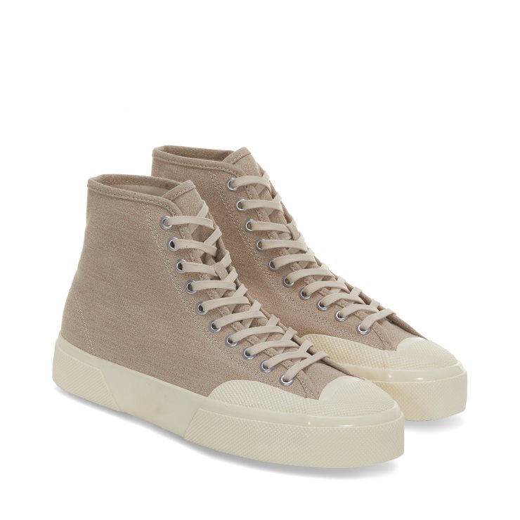 Superga 2433 Salz Pfeffer Lt Gelb-cremeweiß