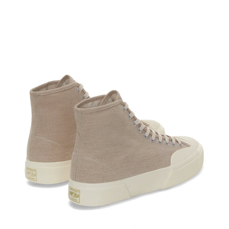 Superga 2433 Salz Pfeffer Lt Gelb-cremeweiß