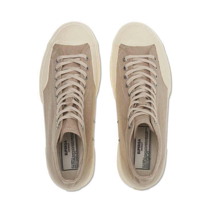 Superga 2433 Salz Pfeffer Lt Gelb-cremeweiß