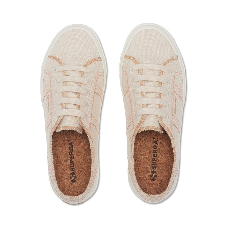 Superga 2750 Bionaht Beige Rohorange Apricot