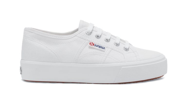 Superga 2730 Mittelplattform Weiß