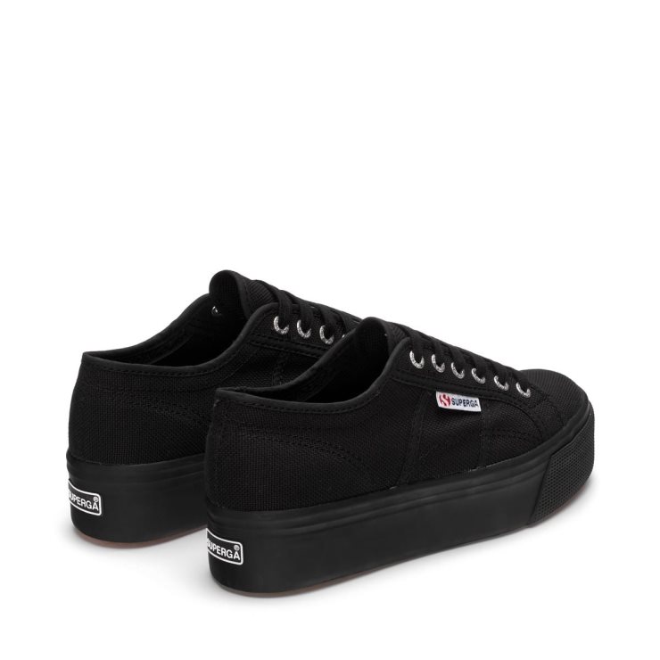 Superga 2790 Plattform Komplett Schwarz