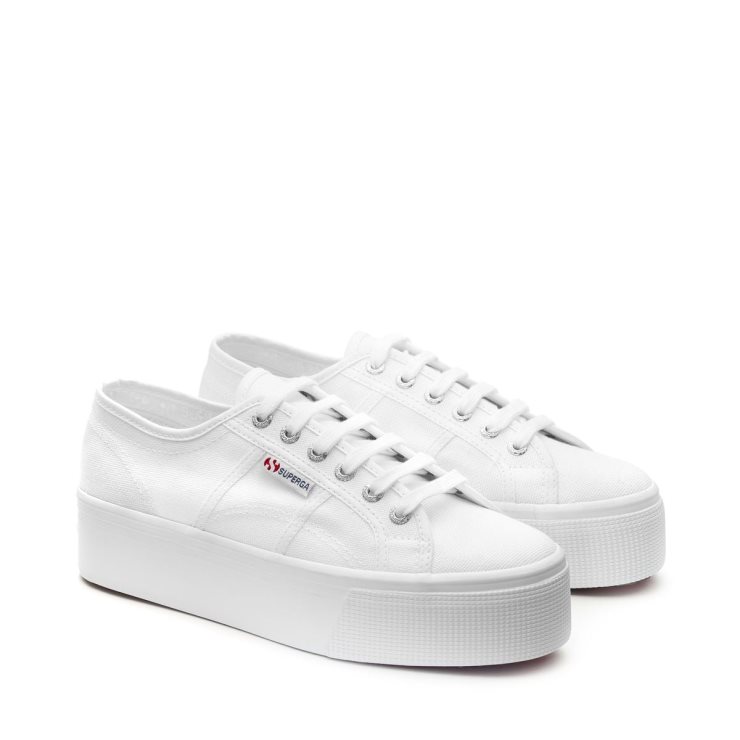 Superga 2790 Plattform Weiß