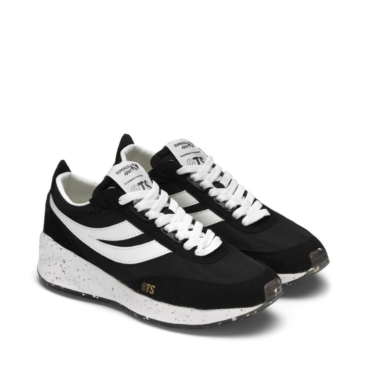 Superga 4089 Training 9ts Slim Vegan L Schwarz Weiß