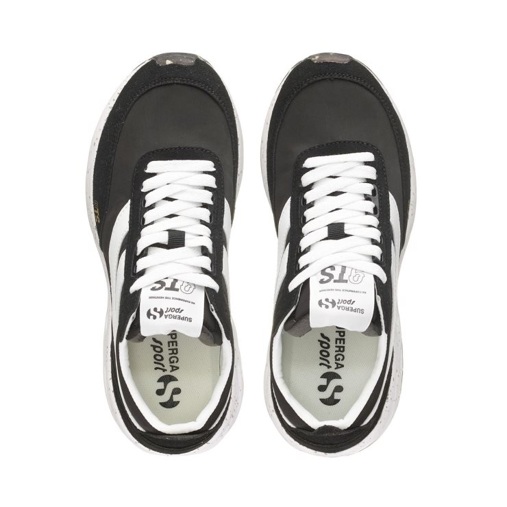 Superga 4089 Training 9ts Slim Vegan L Schwarz Weiß