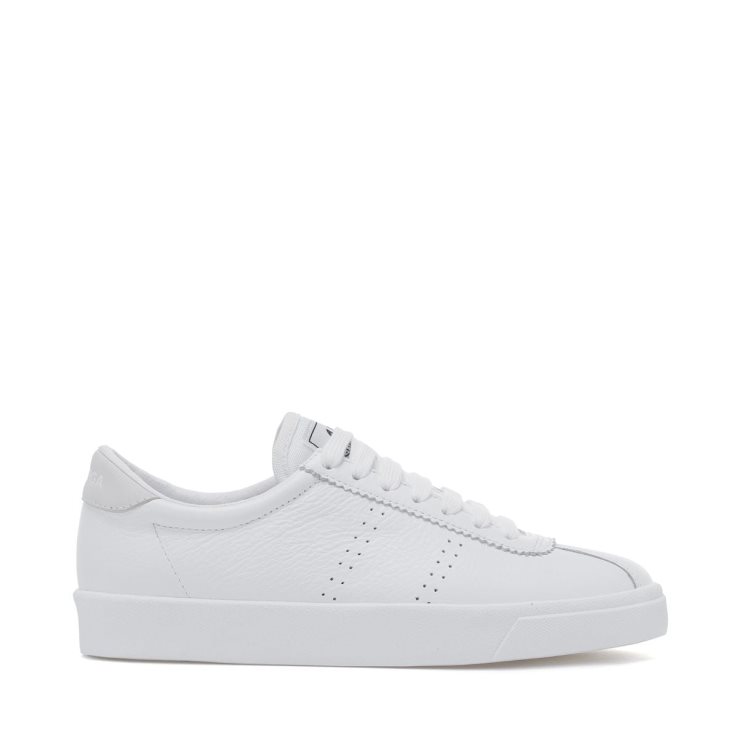 Superga 2843 Club S Comfort Leder Komplett Weiß-weiß