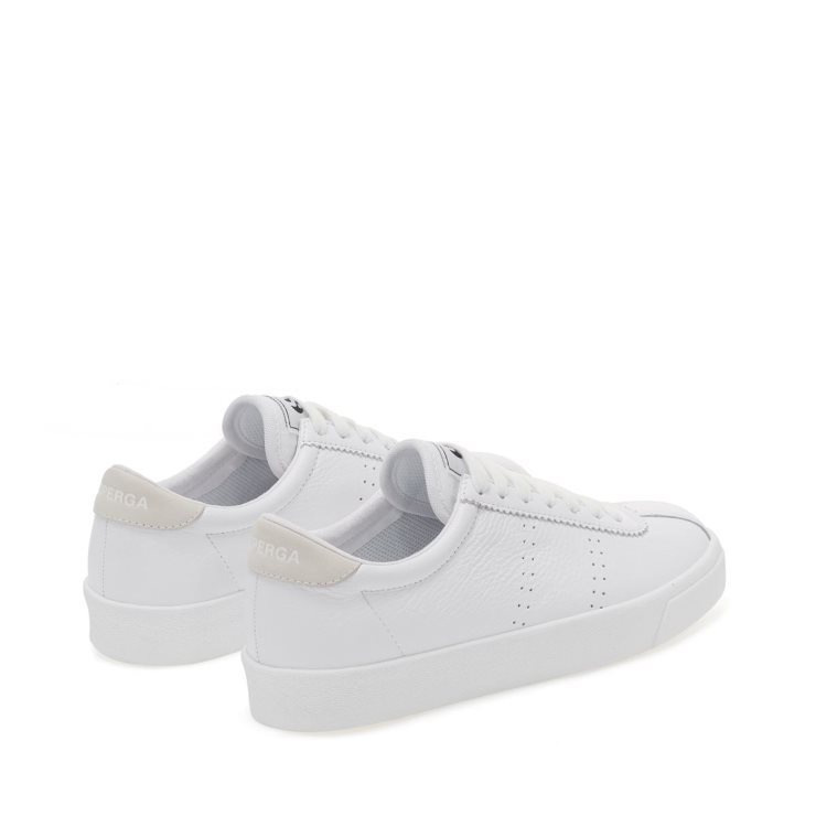 Superga 2843 Club S Comfort Leder Komplett Weiß-weiß