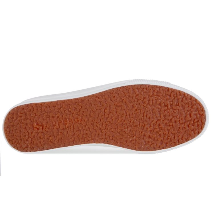 2790 Gewalktes Leder Weiß Superga