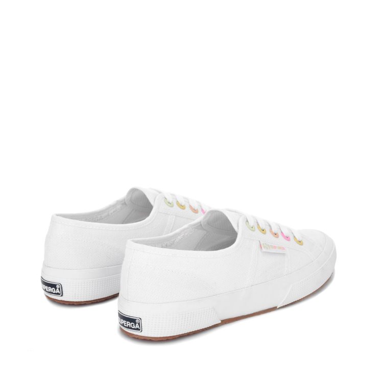 Superga 2750 Rainbow Details Weiß-bonbon Mehrfarbig