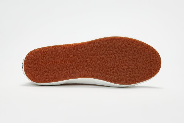 Superga 2750 Kunstharz Ösen Weiß-graues Schildpatt