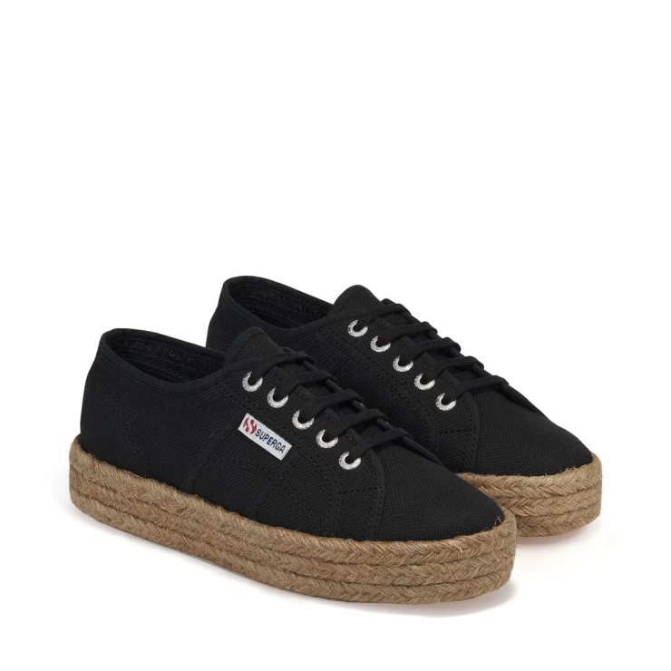 Superga 2730 Seil Schwarz