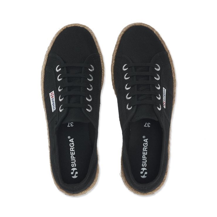 Superga 2730 Seil Schwarz