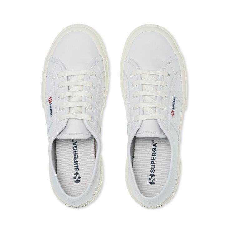 Superga 2750 Veganes Kunstleder Weiß-weiß