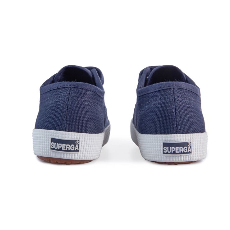Superga 2750 Kindergurte Easylite Marine-weiß