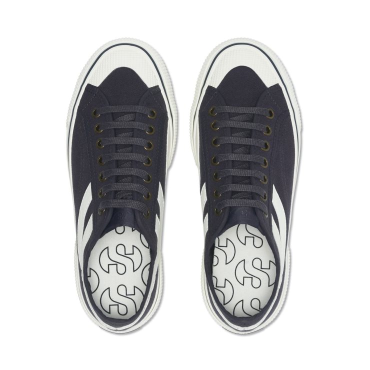 Superga 2750 Panatta 3.0 Blaugrau Dk-weiß