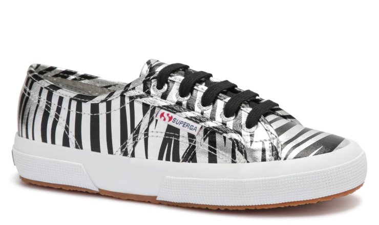 Superga 2750 - Fancotmetmatw Grau Silber Zebra