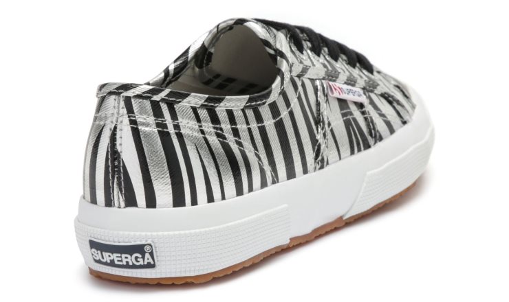 Superga 2750 - Fancotmetmatw Grau Silber Zebra