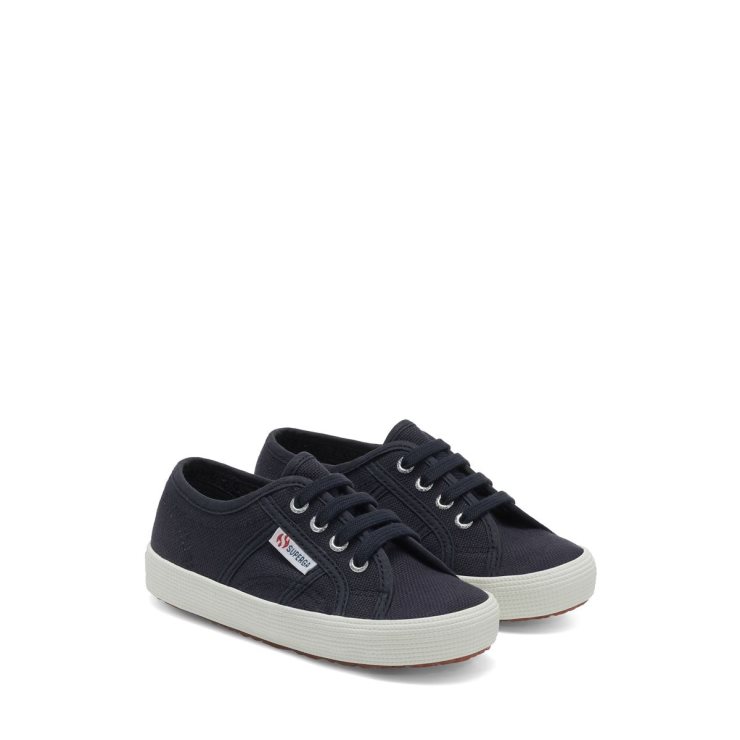 Superga 2750 Kinder Easylite Blau Grau Dk