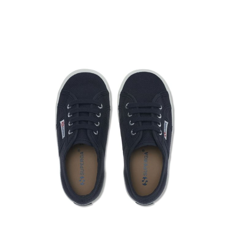 Superga 2750 Kinder Easylite Blau Grau Dk