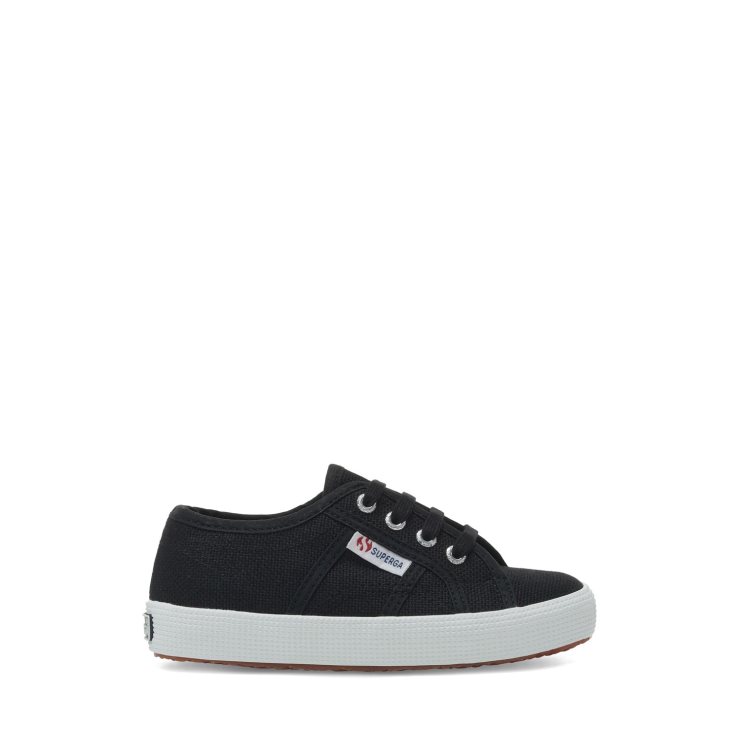 Superga 2750 Kinder Easylite Schwarz Weiß