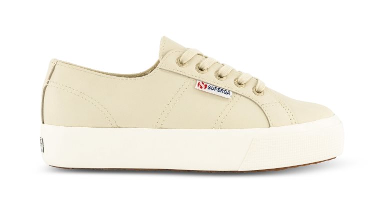 Superga 2730 Nappa Beige Lt Eierschale