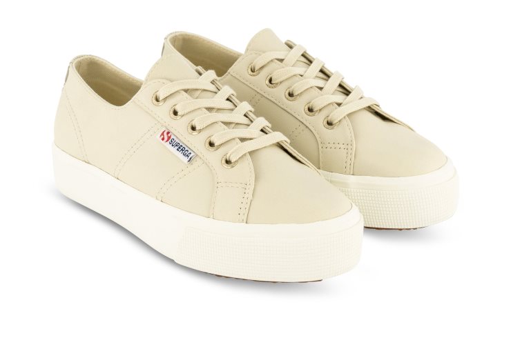 Superga 2730 Nappa Beige Lt Eierschale