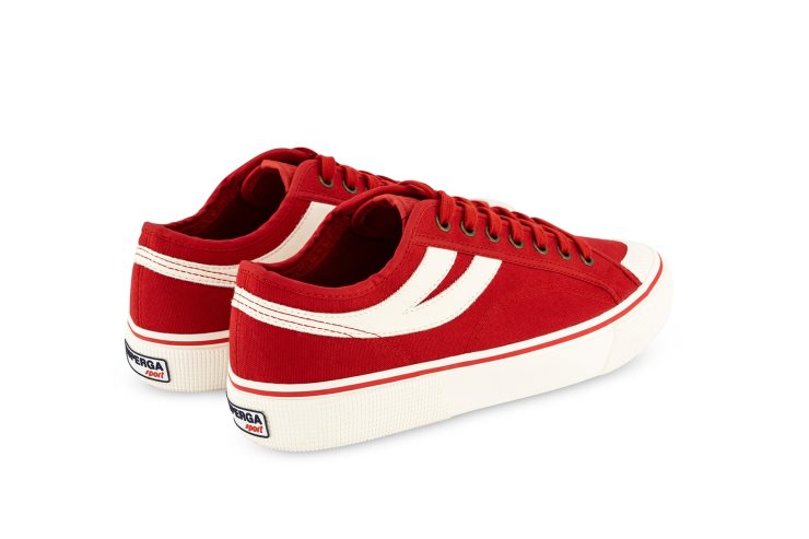 Superga 2750 Panatta 3.0 Rot-Flamme-Weiß