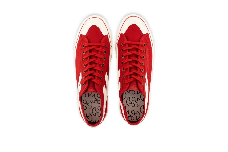 Superga 2750 Panatta 3.0 Rot-Flamme-Weiß